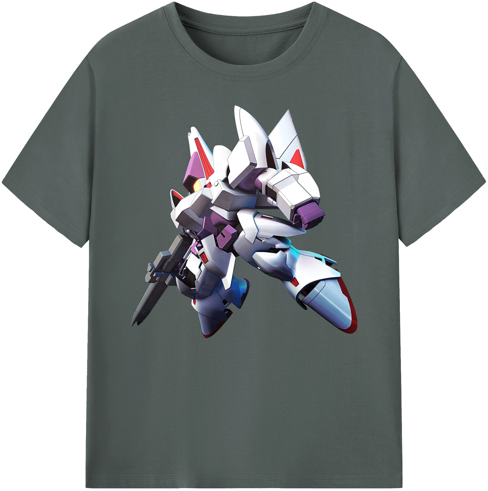 （画像用） 機動戦士ガンダム Mobile Suit Gundam 綿100％ メンズ半袖Tシャツ｜肌触りやわらか＆通気性